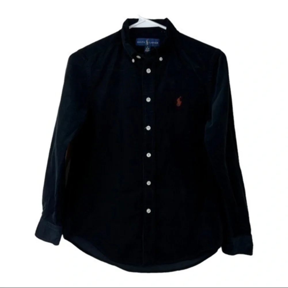 Ralph Lauren Kids Casual Shirt Elbow Patches Sz M
